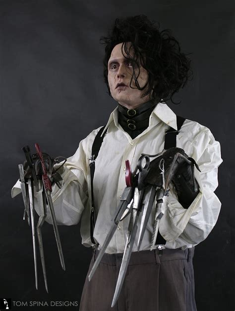 Edward Scissorhands Costume Display - Tom Spina Designs » Tom Spina Designs