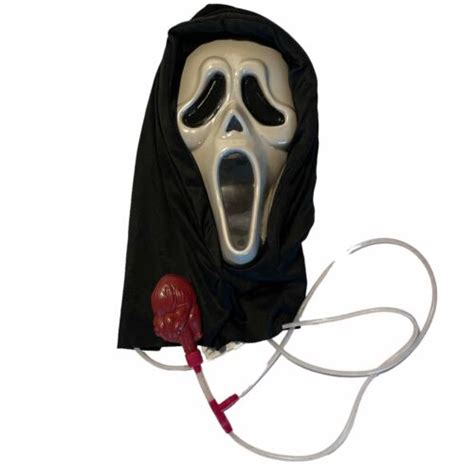 Vintage SCREAM Mask Ghostface with Blood Pump Heart Original 90s ...