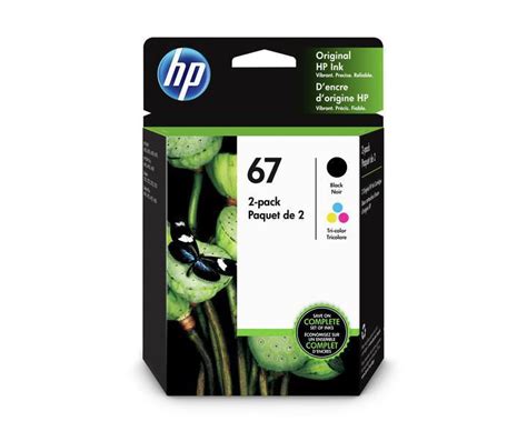 HP 67 Black and Tri-Color Original Ink Cartridges (3YP29AN) | Walmart ...