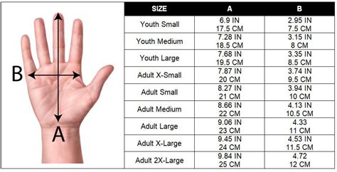 SIZING - Varsity Gloves