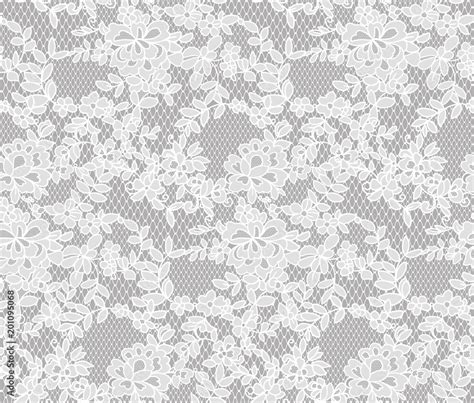 seamless floral lace pattern, vector illustration Stock Vector | Adobe ...