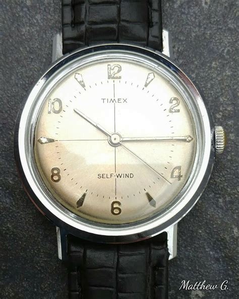 Vintage 1961 Timex Self-Wind Mens Watch Professionally Restored. #Timex ...