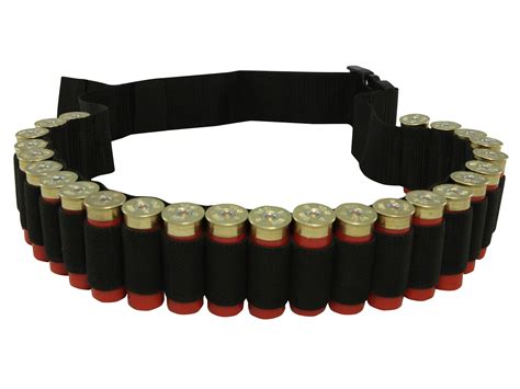 MidwayUSA Shotgun Shell Ammo Belt 25-Round Black