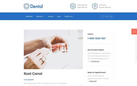 Dental - Dentist HTML5 Responsive Website Template