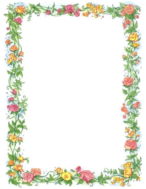 flower frame clipart - Clip Art Library