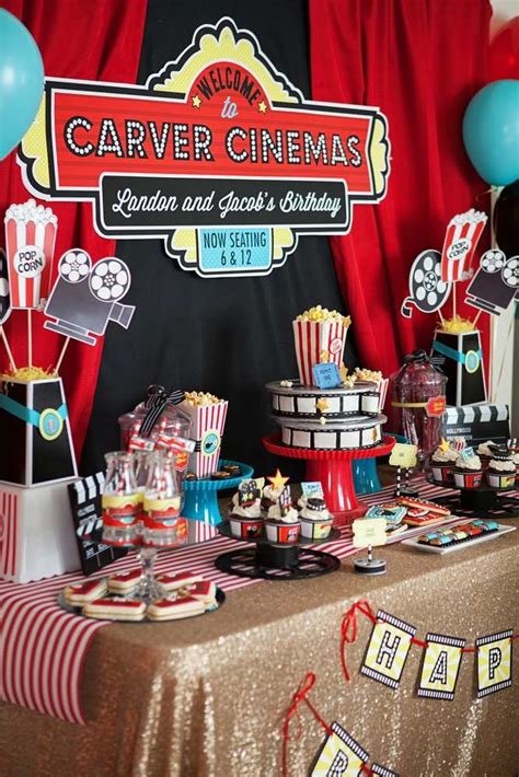 cinemark theater birthday party - Kori Linares