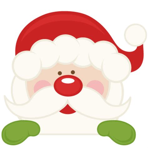 Download High Quality santa clipart peeking Transparent PNG Images ...