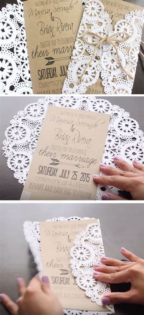 Simple Diy Wedding Invitations