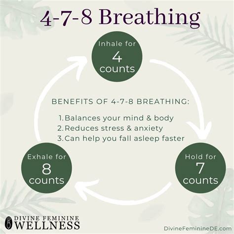 4-7-8 Breathing - Why it works and how to do it - Divine Feminine Wellness