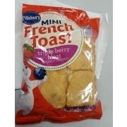 Pillsbury Mini French Toast, Triple Berry Blast: Calories, Nutrition ...