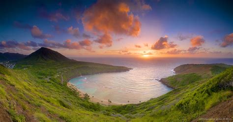 Hanauma Bay Sunrise | Four frame Pano. Reverse GND and GND b… | Flickr