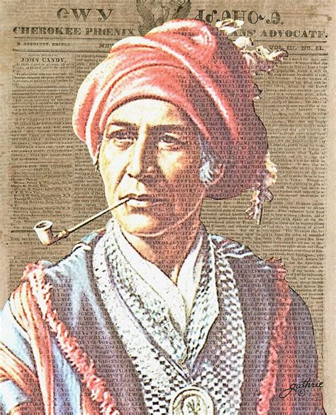 Sequoyah, the Syllabry and the Cherokee Phoenix | Cherokee art, Artist, Art