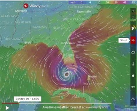 Where is Hurricane Irma? This animated map shows wind speeds - Disney Diary