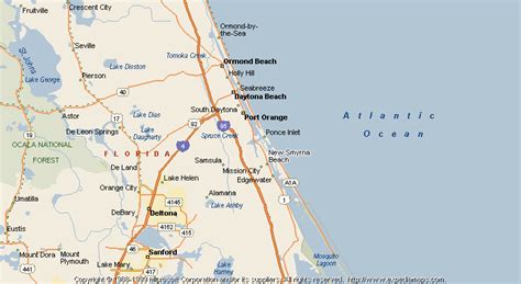 Map of New Smyrna Beach