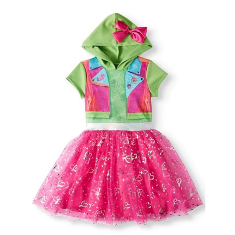 JoJo Siwa - JoJo Siwa Girls 7-16 & Plus Cosplay Tutu Dress With Jojo ...