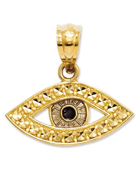 Macy's Evil Eye Charm Set in 14k Gold and Enamel & Reviews - Jewelry ...