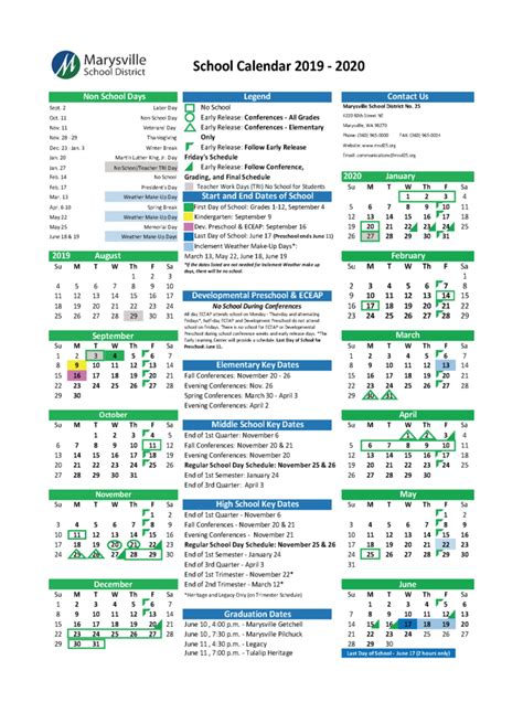 Marysville School District Calendar 2024 - March 2024 Calendar