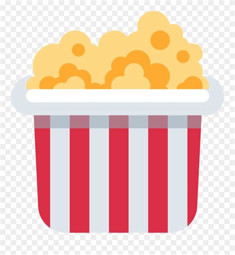 Popcorn - Discord Popcorn Emoji Clipart (#1711477) - PinClipart