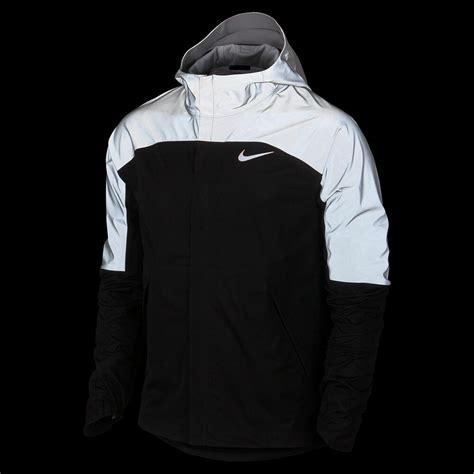 Nike Men's Shieldrunner Flash 3M Running Reflective Jacket 688745 010 S ...