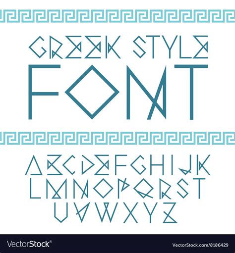 Greek Font TTF, Alphabet, Letters Numbers Cricut Font, Silhouette ...