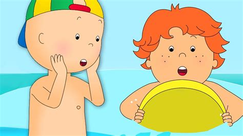 Caillou's Beach Day | Caillou Cartoon - YouTube