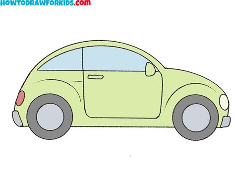 How To Draw A Simple Car