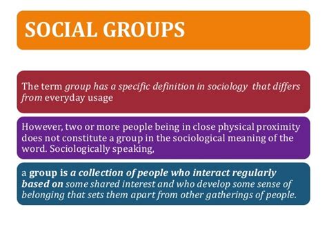 Sociology 13 social groups