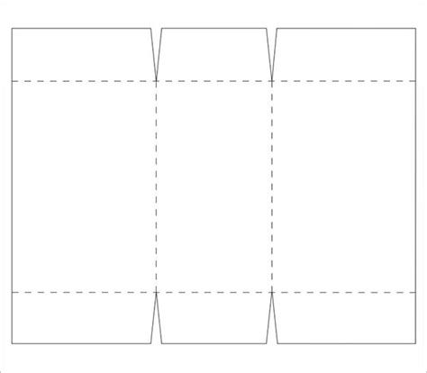 Rectangle Box Template Printable