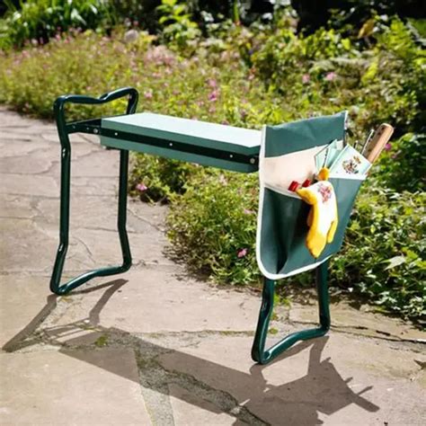 Garden Kneeler with Handles Folding Stainless Steel Garden Stool with ...