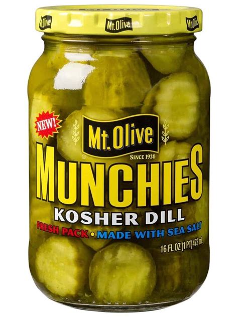 Munchies Kosher Dill Pickles- Mt Olive Pickles