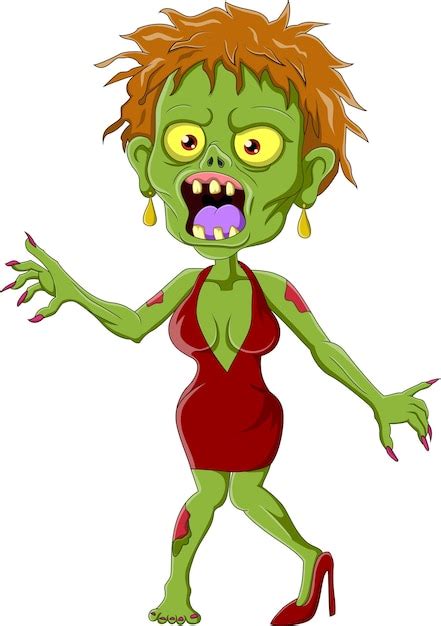 Female Zombie Cartoon Characters