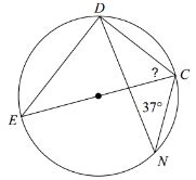 Circles - Inscribed angles Worksheets