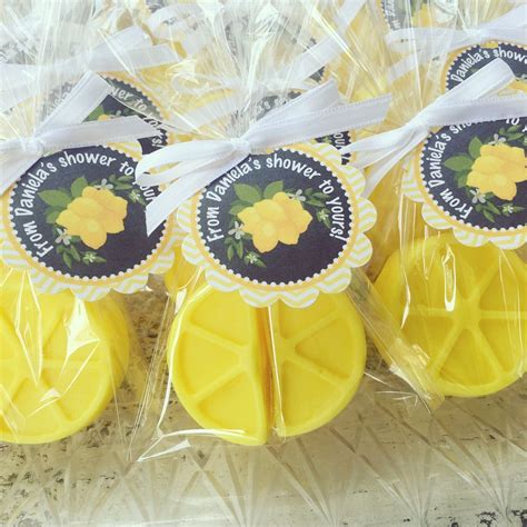 10 LEMON SOAPS Favors Lemoade Party Lemon Party Favors