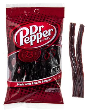 Soda-Flavored Licorice: Licorice twists flavored like popular pops.