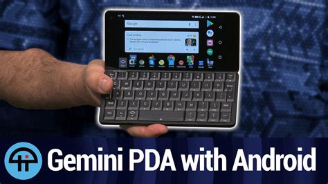 Planet Computers Gemini PDA Android Review - YouTube