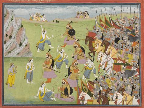 File:A painting from the Mahabharata Balabhadra fighting Jarasandha.jpg