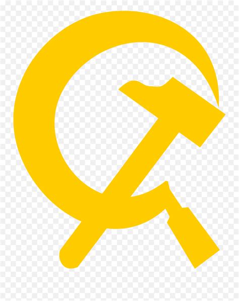 Hammer And Sickle Clipart - Hammer And Sickle Clip Art Emoji,Hammer And ...