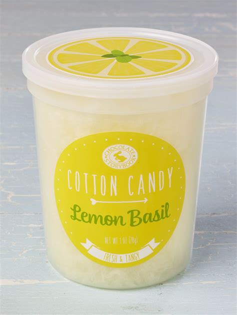 Lemon Basil Cotton Candy (With images) | Lemon basil, Candied lemons ...