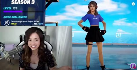 Pokimane Fortnite skin created by a fan is fantastic - GINX TV