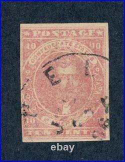 Drbobstamps US CSA Scott #5 Used Confederate Stamp Cat $400 | United ...