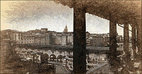 Ponte Vecchio, Bridge, Florence, Italy, Digital Art by A Macarthur ...