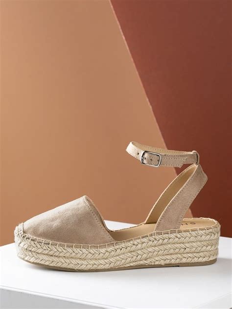 Closed Toe Espadrille Platform Wedge Sandal TAUPE for Sale Australia ...