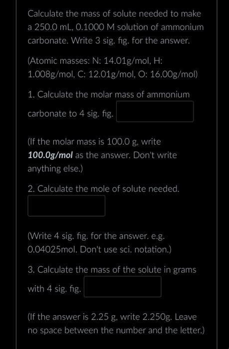 Solved How would you make 0.1000 M iron (III) chloride | Chegg.com