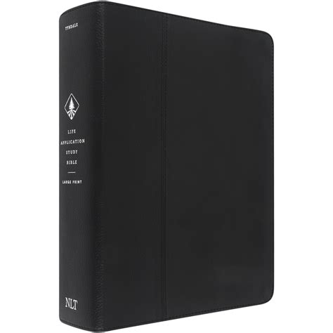 NLT Life Application Study Bible, 3rd Ed, Large Print, Black, Indexed ...