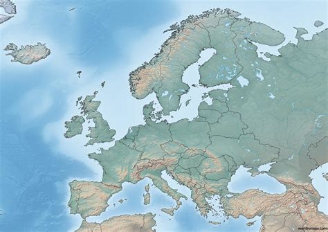 Map of europe – Artofit