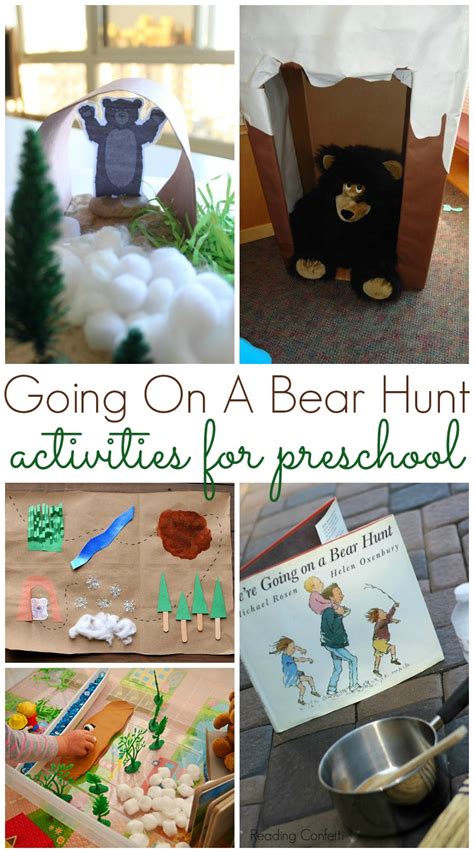 Going on a Bear Hunt Activities for Preschool - Pre-K Pages