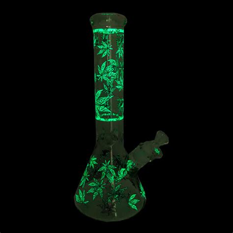 Glow In The Dark Glass Bong - Glass Designs