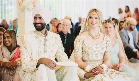 Imran and Chelsey Gill’s Traditional Punjabi Ceremony and Western ...