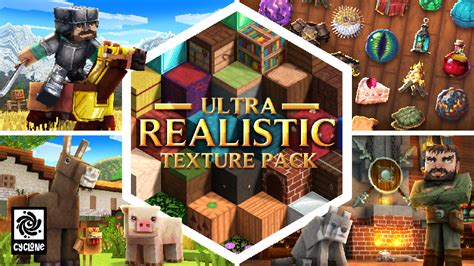 Ultra Realistic Texture Pack by Cyclone - Minecraft Bedrock Marketplace ...