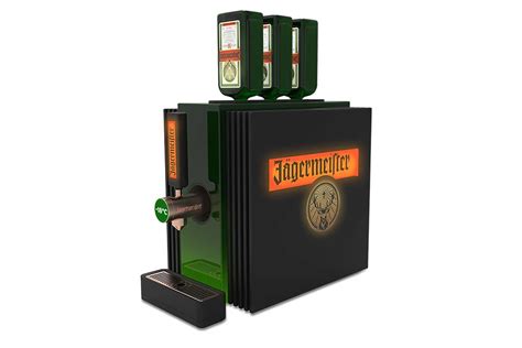 Jagermeister Three Bottle Tap Machine and 9 x 70 cl Bottles